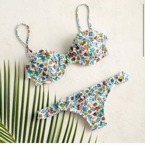 NWT Liberty Edenham Floral Bikini Top